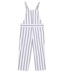 Полосатый хлопковый комбинезон Brunello Cucinelli, черный - фото 4