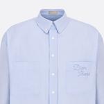 Рубашка Denim Tears X для мужчин, синяя Dior, синий - фото 6