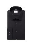 Рубашка делового кроя Slim Fit SEIDENSTICKER, черный - фото 3