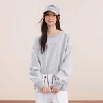 Толстовка Powerblend US Version женская Champion, светлый хаки - фото 13