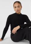 Топ comma Long sleeved top, Schwarz/Black - фото 4