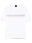 Футболка с принтом PS Paul Smith Desert Stripe, белый - фото