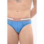 Хлопковые трусы с логотипом на поясе Dsquared2, синий - фото 3