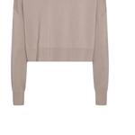 Свитер с интарсией логотипом MaxMara, коричневый - фото 9