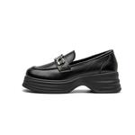 Лоферы женские серебристые DUSTO, Black - фото