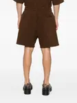 Шорты с эластичным поясом Entire Studios, коричневый - фото 4