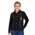 Среда — джинсовая куртка Nevermore Academy черная - фото 3