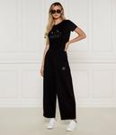 Спортивные штаны женские Armani Exchange свободного кроя, черный - фото 2