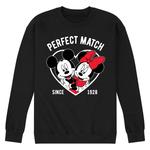 Мужской флисовый свитшот Disney's Perfect Match Licensed Character - фото