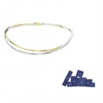 Ожерелье Hyperbola Swarovski, серебро - фото