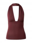 WEEKDAY Топ 'Aline' в цвете бордо - фото