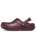 Сабо Crocs Classic Lined Clogs 'Dark Cherry' 203591-6WD, бордовый - фото