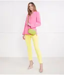 Брюки Slim fit Liu Jo, желтый - фото 2