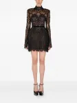 Мини-платье с бусинами и открытой спиной Araftu, черный - фото