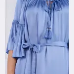 Серебряное платье Max&Co., синий - фото 4