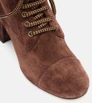 Замшевые ботинки Chelsea Miu Miu, Caffe' - фото 6