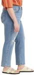 Женские джинсы Levi's Wedgie Straight Plus Size, Medium Indigo Destructed - фото 2