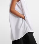 Мини-платье из поплина Sacai, белый - фото 5