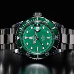 Часы Bapex Type 1 серебристые/зеленые A BATHING APE - фото 3