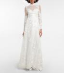 Вышитое платье Costarellos, белый - фото 2