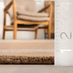 Ковер Gino Two-Tone Bordered Wool Area Rug nuLOOM, 122x183 см, бежевый - фото 4