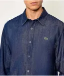 Джинсовая рубашка Regular fit Lacoste, синий - фото 4