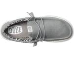 Лоферы Hey Dude Wally Canvas, цвет Light Grey - фото 2
