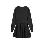 Платье с длинным рукавом ELLE, черный - фото 7