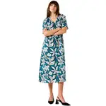 Платье Garcia G50280 short sleeve long, синий - фото