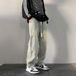 Джинсы унисекс Jcui, серый - фото 53