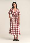 Платье ST MRLO ROWLEY MIDI, Berry Gingham/Dark Red - фото 2