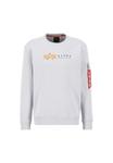 Толстовка Alpha Industries LABEL, Pastel Grey/Light Grey - фото