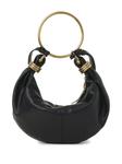 Сумка-хобо Chloé маленькая с браслетом, черный - фото 4