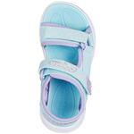 Сандалии Skechers Sola Glow Sandal, синие, детские - фото 2