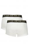 Боксеры мужские Cavalli Class хлопковые с логотипом 2 шт, белый - фото 2