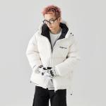 Пуховик Unisex GOLFCROSS, черно-розовый - фото 7