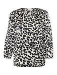 Блузка Kaffe, цвет grey leopard - фото 4