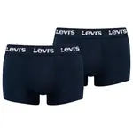 Боксеры 2 шт Levi's 701237956 Trunk boxers 2 units, синий - фото