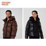 CHARM MILES Унисекс пуховик, Black - фото 5