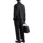 PRADA Рубашка-куртка с кулиской, Black - фото 4