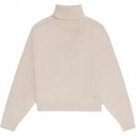 Вязаный свитер с высоким воротником Celine, oat - фото