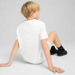 Футболка Puma Ess Logo Lab Summer Tee B, белая, детская - фото 2