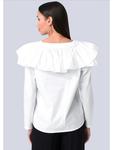 Alba Moda Белая блузка - фото 3