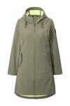 Плащ Ulla Popken, зеленый - фото