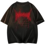 Футболка унисекс Cotton, красный/черный - фото 23