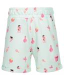 Шорты детские Guess с принтом, зеленый - фото