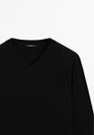 Джемпер Massimo Dutti V-NECK, Black - фото 9