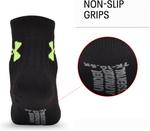 Under Armour детские носки Essential Quarter, набор, Throwback Black - фото 3