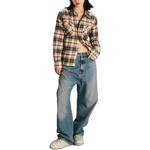 Широкие джинсы R13, синий - фото 8