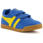 Кроссовки Gola Kid's Harrier VC, цвет Navy/Sun/Red - фото 2
